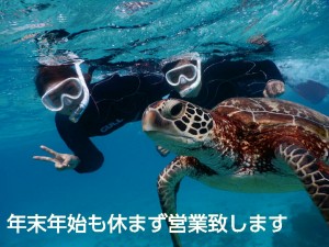 宮古島シュノーケル年末年始も営業します