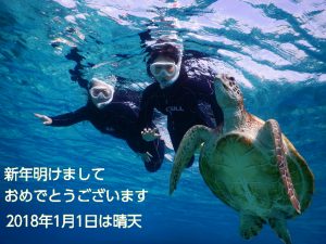 2018年も宮古島シュノーケルでウミガメと