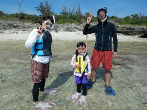 お子様安心シュノーケルツアー