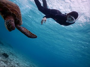 初体験宮古島シュノーケル
