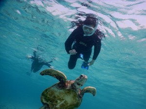 宮古島綺麗なビーチから