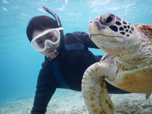 今年は宮古島でスキンダイビングできたよ